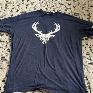 Navy Stag Graphic Tee